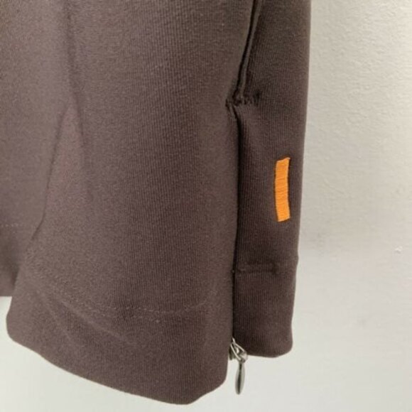 Lucy Leggings Short Brown Pull-on Short Wide Leg Elastic Waist M - Picture 7 of 7